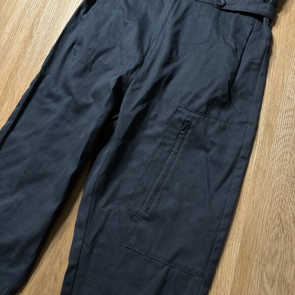 NWT Rivet Utility navy blue jumpsuit size S small long sleeve zip front GOOP - Picture 8 of 11